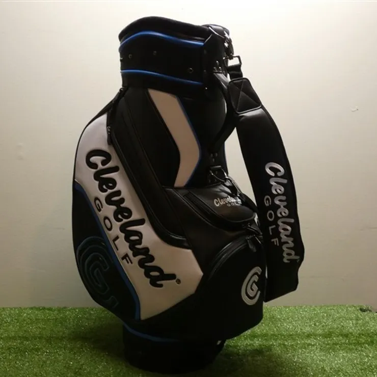 Cleveland Golf CG 6-Way Staff Bag Black/White/Blue New