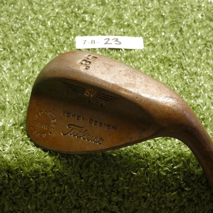 Titleist Vokey Design 8620ウェッジ58° Titleist Vokey 200 Series Raw 8620 58* 08* Lob Wedge Dynamic Gold