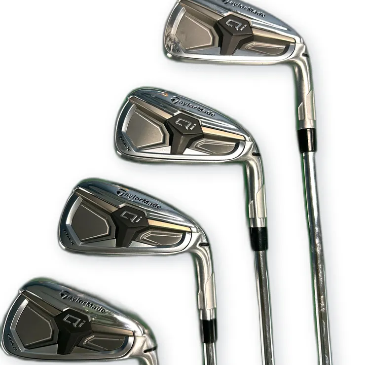 TaylorMade Qi Max Iron Set 5-PW AW SW 8 Clubs KBS Max MT 85 Regular RH