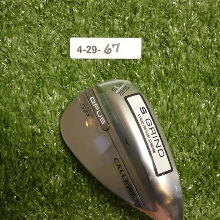 Callaway Opus SP Chrome 52* 10* Gap Wedge S Grind Dynamic Gold