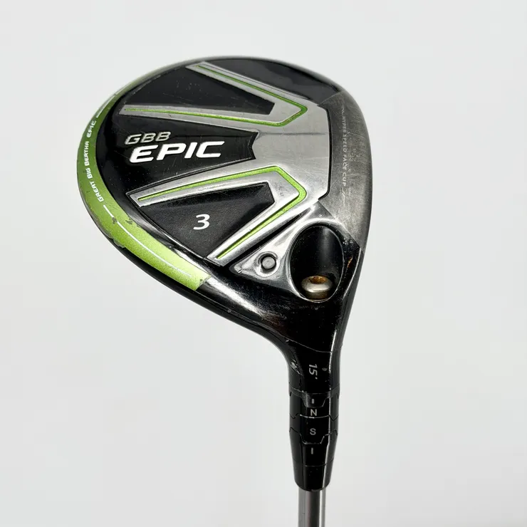 Callaway GBB Epic 3 Wood 15° - Diamana 50x5ct S Flex - Winn Dri