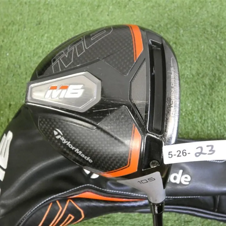 TaylorMade M6 10.5* Driver Atmos 6S Stiff Graphite with Headcover