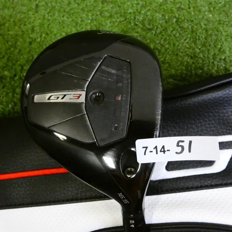 Titleist GT3 16.5* 3/4 Wood HZRDUS Black 5G 70 6.0 Stiff Graphite