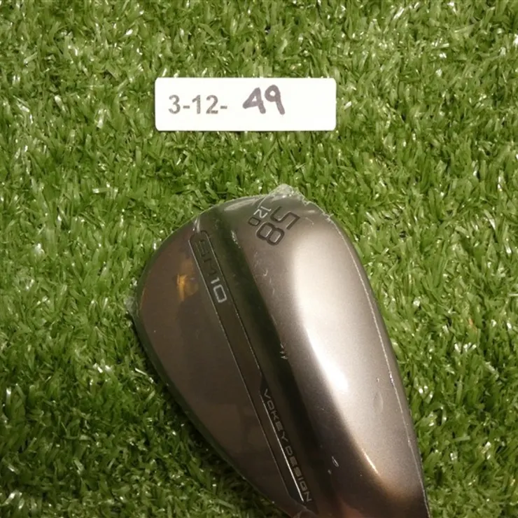 Titleist Vokey SM10 Nickel 58* 12* Lob Wedge D Grind Dynamic Gold