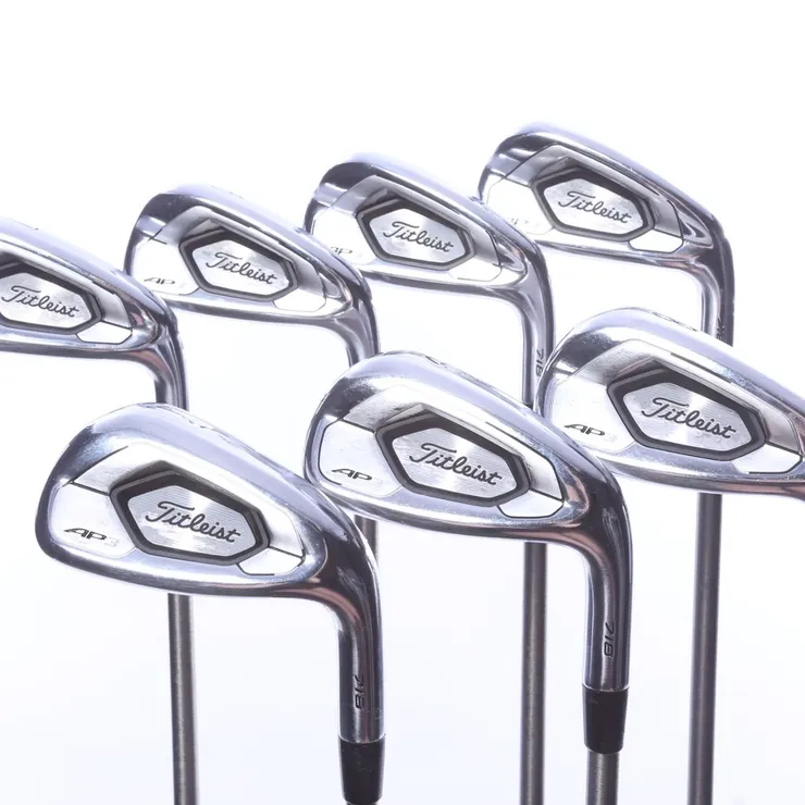 Titleist 718 AP3 Iron Set 4-PW -0.5 in Stiff Flex Graphite Shaft Good