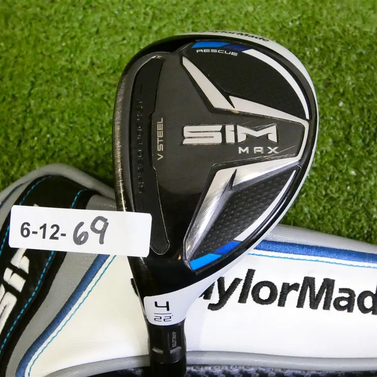 TaylorMade SIM Max 22* Left Hand 4 Hybrid Rescue Ventus 6 Regular