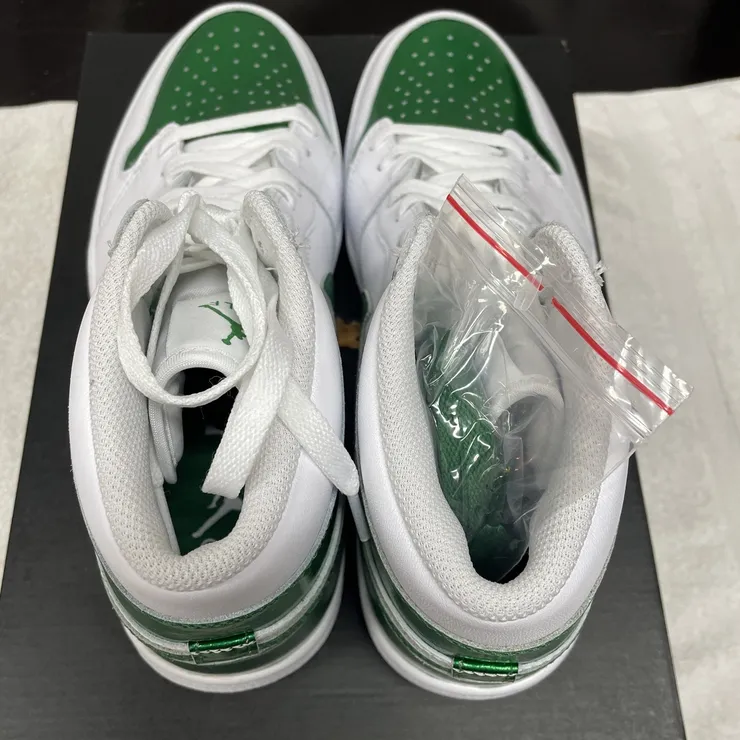 Nike Air Jordan 1 High G Golf Shoe White/Pine Green Men's Size 12