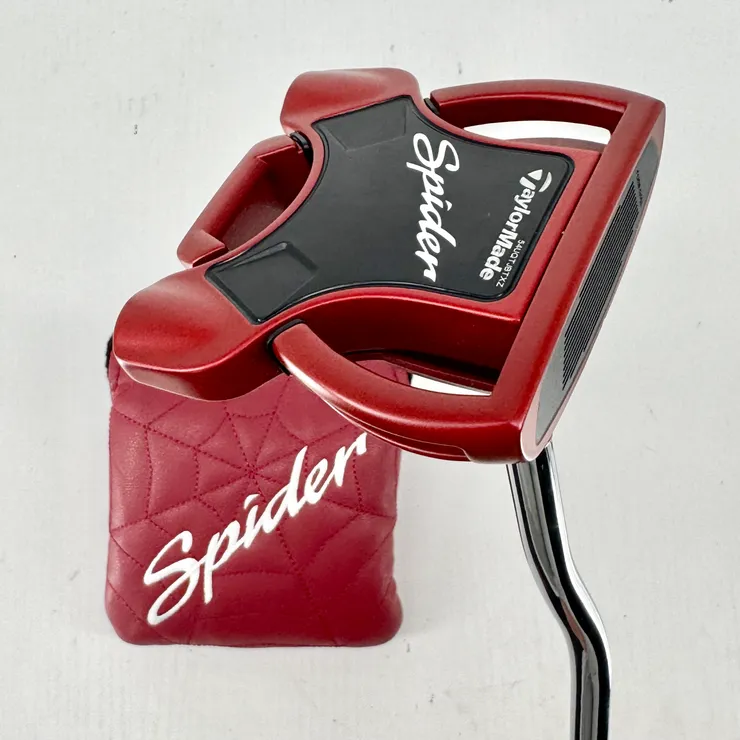 Spider TOUR レッド ダブルベント グリップ美品 Taylormade Spider Red Double Bend 34' - Stock Shaft - Stock Pistol