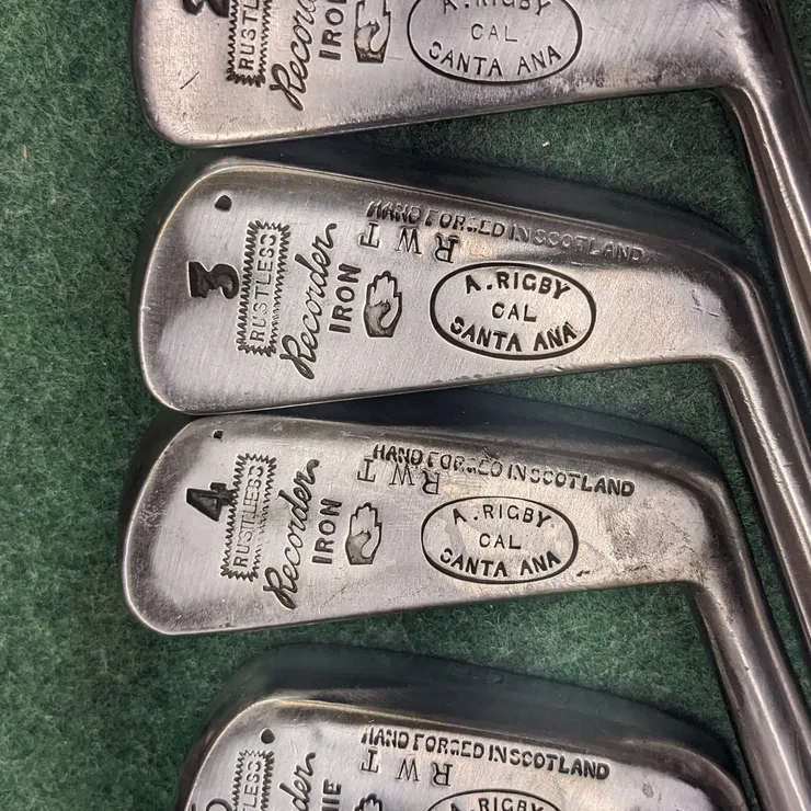 Putter Bois Vintage George Nicoll – Tête Réinitialisée – Droitier