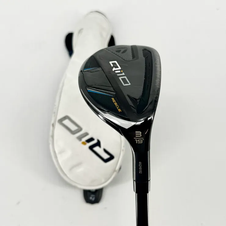 Taylormade Qi10 19° 3 Hybrid - Hzrdus 80g Stiff - Lamkin Crossline Mid