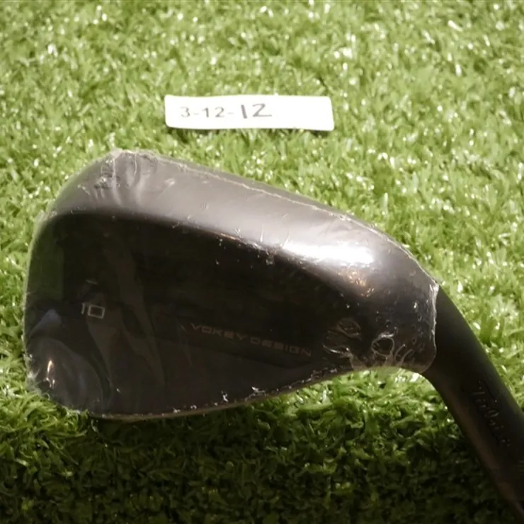 Titleist Vokey SM10 Jet Black 50* 08* Gap Wedge F Grind Dynamic
