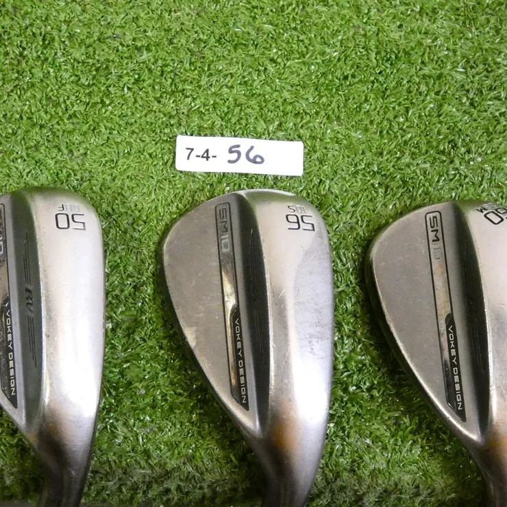 Titleist Vokey SM10 50/56/60* 8/10/8* Gap/Sand/Lob Wedge Set F/S/M