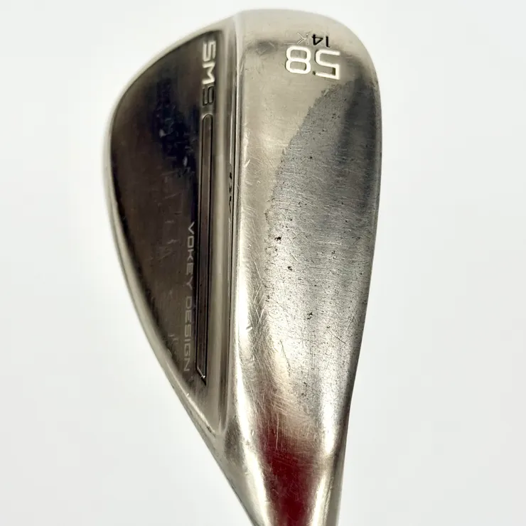 タイトリスト VOKEY Design SM9 58°/14K Titleist Vokey Design SM9 Spin Milled Wedges Brushed Steel