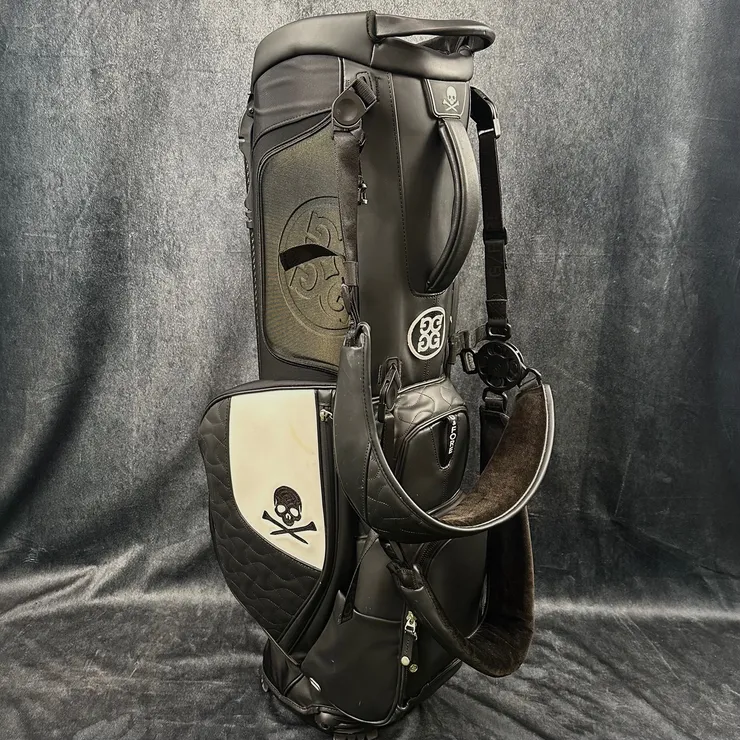 Vessel/G/FORE Transporter Tour Carry Golf Bag (Black/White