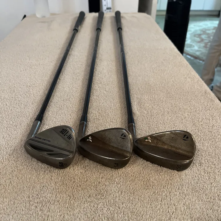 Used Taylormade MG4 Tour Issue Wedge Set 50, 54, 58, MMT Stiff