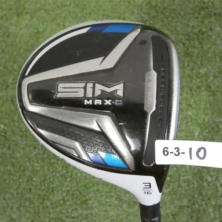 TaylorMade SIM Max D 16* 3 Wood Helium 5F4 Stiff Graphite