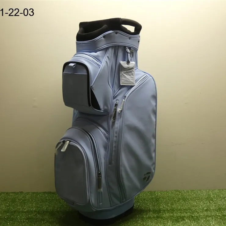 TaylorMade TM26 Signature 14-Way Cart Golf Bag Light Blue New