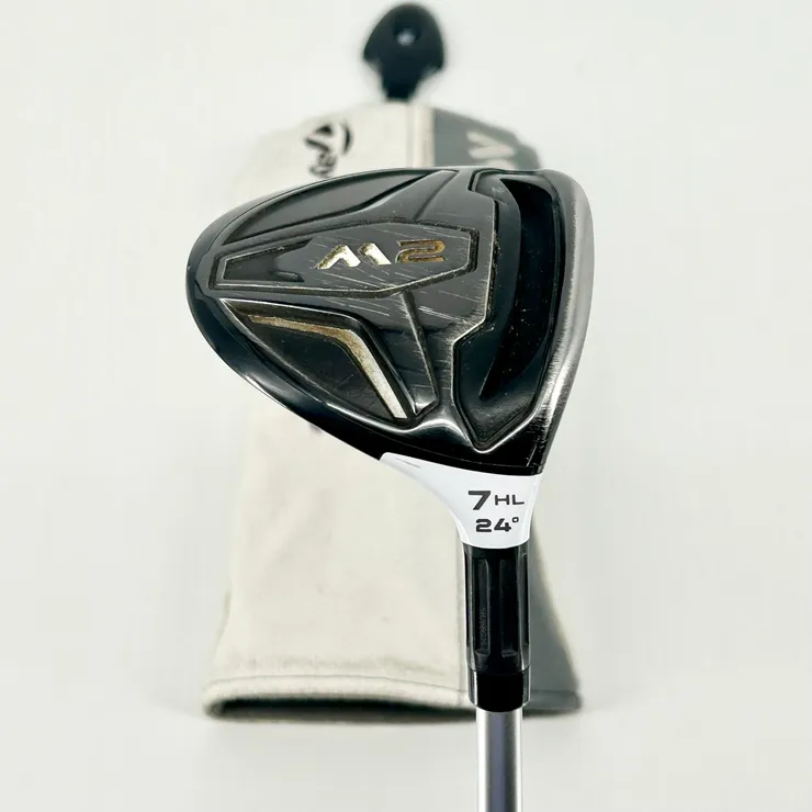 Taylormade M2 HL 7 Wood 24° - Reax 45g L Flex- Winn Dri Tac