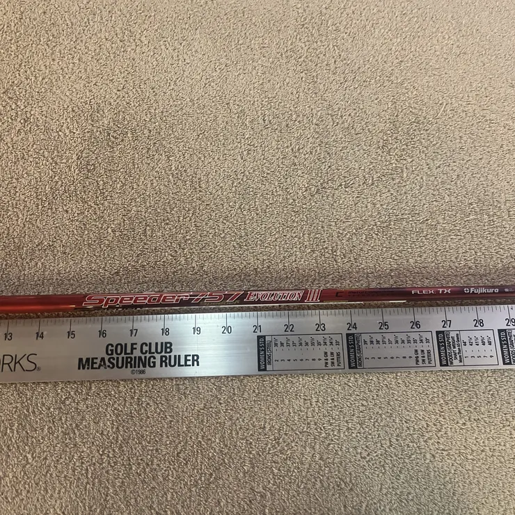 Brand New Fujikura Speeder 757 Evo III TX 44” TP Tip Wood Shaft