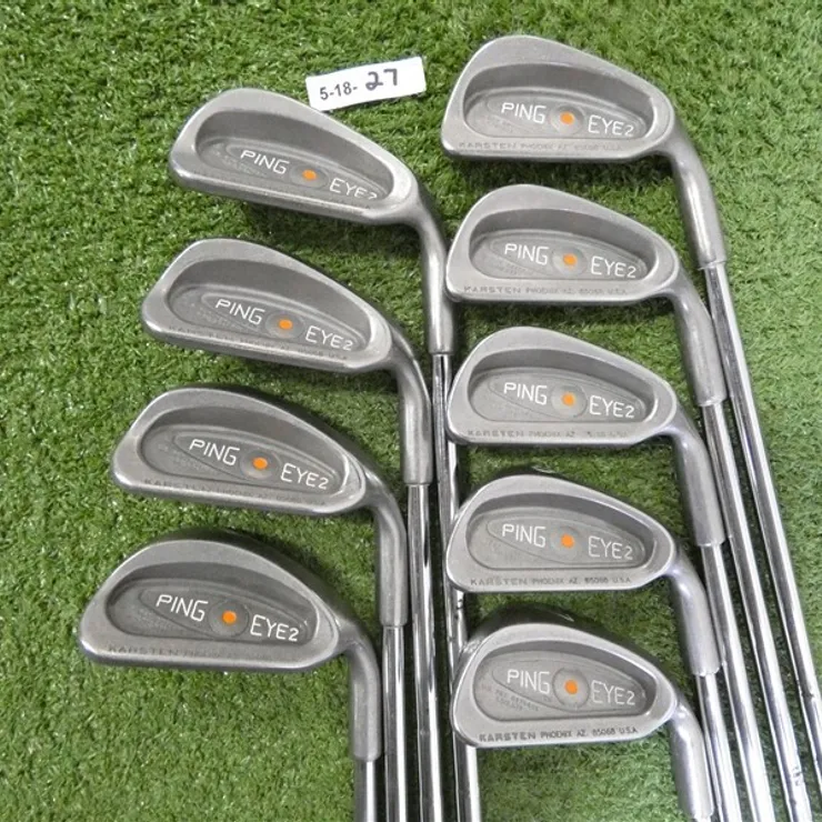 Ping Eye 2 Irons 3-W & S ZZ Lite Stiff Steel Orange Dot 2*