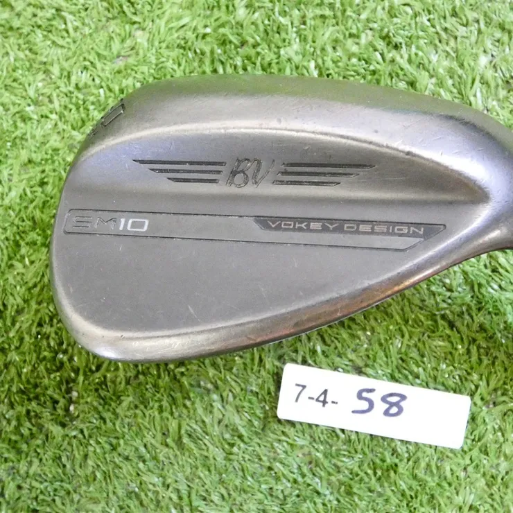 Titleist Vokey SM10 Jet Black 60* 08* Lob Wedge M Grind DG Steel