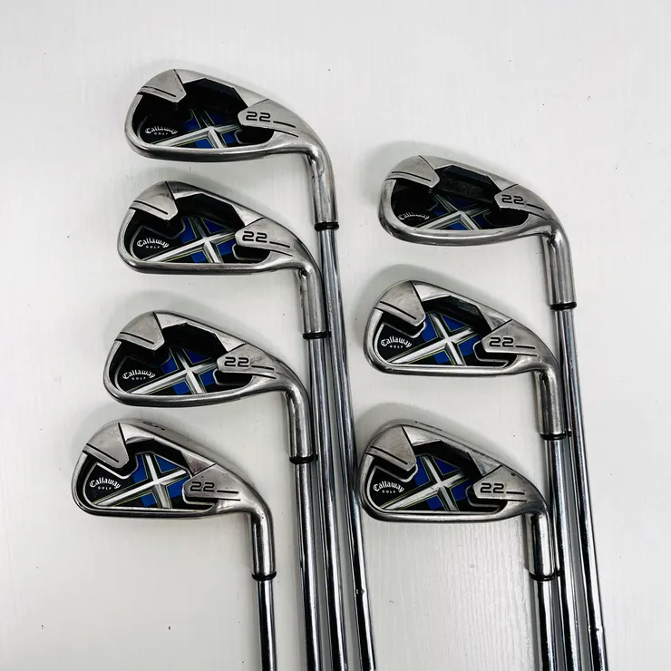 Callaway X-22 Iron Set 4-PW - Callaway Uniflex Shafts - Stock