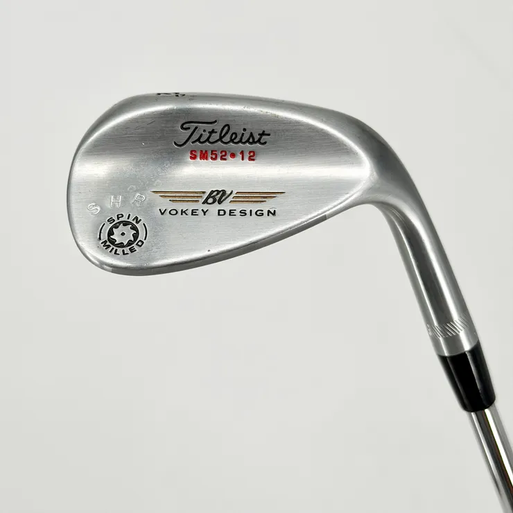 Titleist Vokey Spin Milled 52° Wedge 12 - DynamicGold -Stock Grip