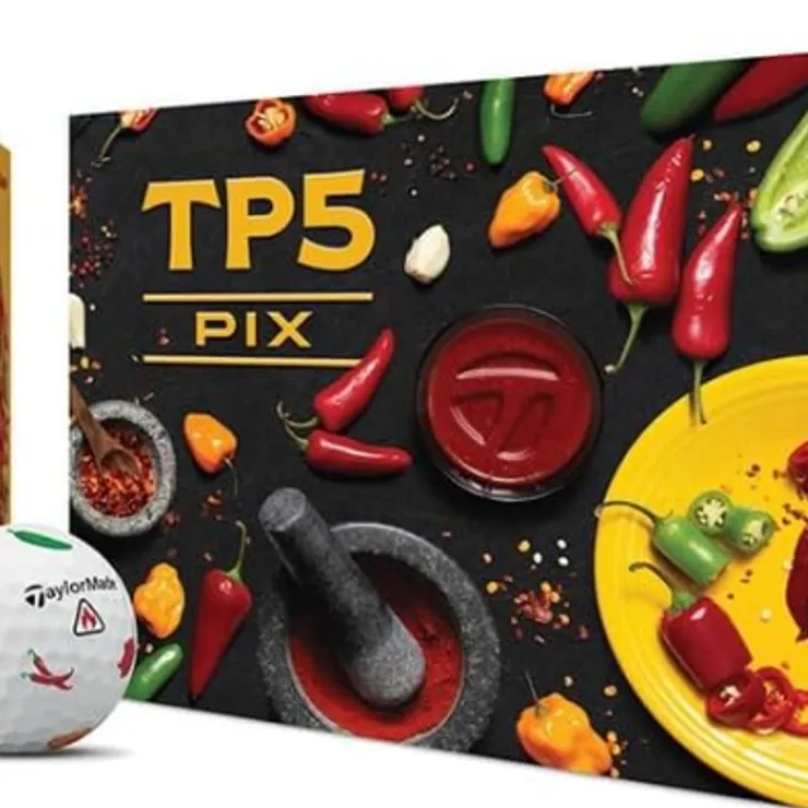 TaylorMade Limited Release TP5x Pix Peppers Golf Balls 1 Dozen New