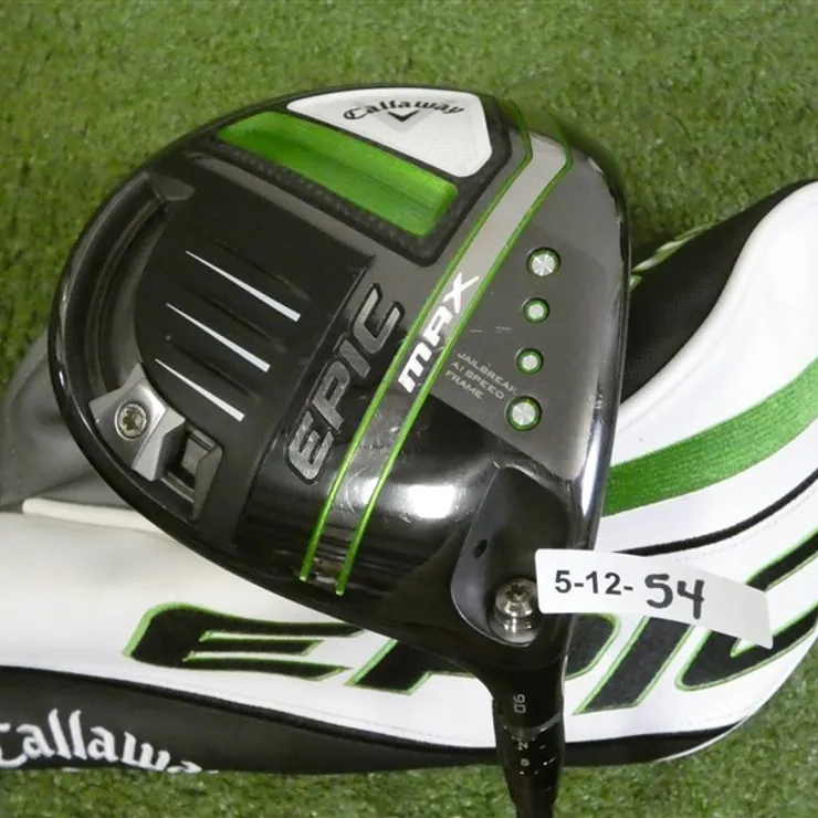 Callaway Epic Max 9.0* Driver Riptide 50g 6.0 Stiff w HC Jumbo