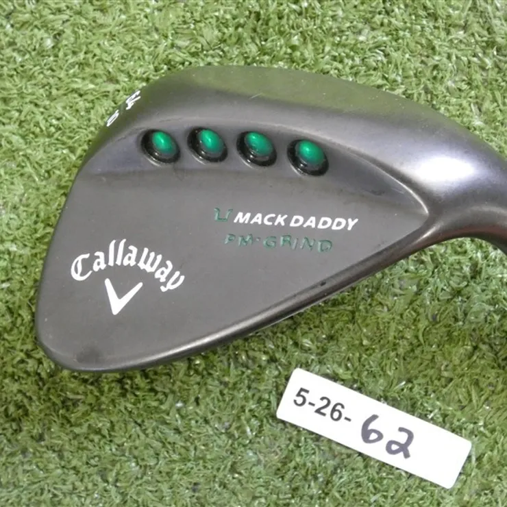 ★数量限定品★ Callaway MACK DADDY PM•GRIND 60° Callaway Mack Daddy PM Grind Black 64* 10* Lob Wedge KBS Tour V