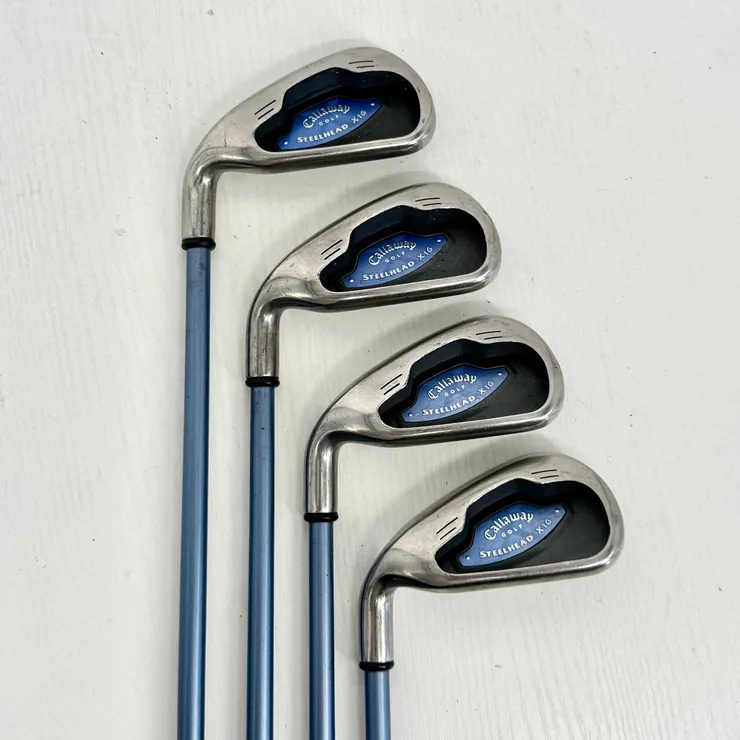 Callaway LH Steelhead XR Iron Set 4-PW, SW - 45g Ladies Flex