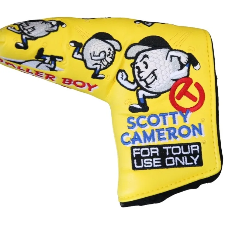 NEW SCOTTY CAMERON CIRCLE T YELLOW BALLER BOY BLADE HEADCOVER Head