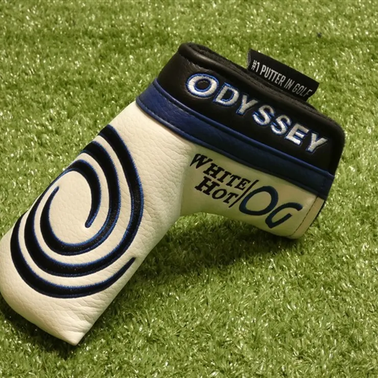 Odyssey OG Whit Hot Blade Putter Headcover White/Black/Blue New