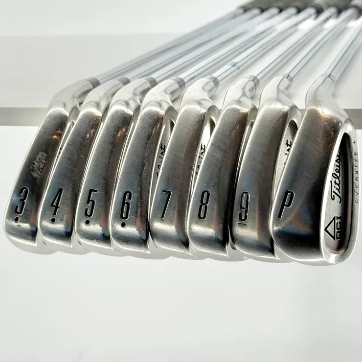 Set De Fers Titleist DCI Oversize + – Hommes Droitier, Aciers Regular – Fers 3,4,5,6,8,9 Et Pitching Wedge, Occasion