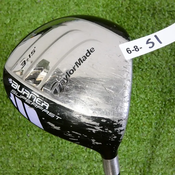 TaylorMade BURNER SUPERFAST 3本セット　レディース TaylorMade Burner SuperFast 15* Womens 3 Wood XCon-4.8 Ladies Graphite