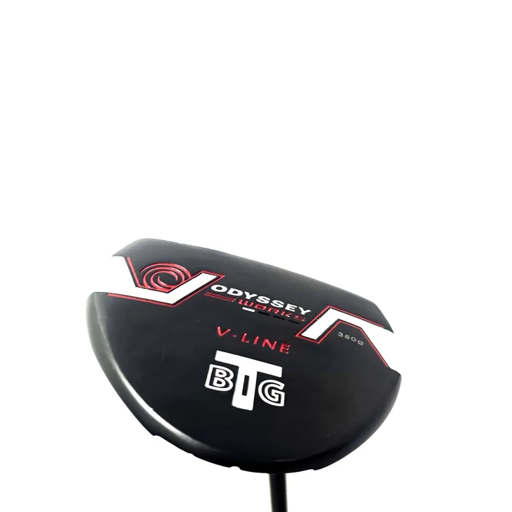 Odyssey Works Big T V-Line Putter 34 Inch Black Steel Shaft Right Hand