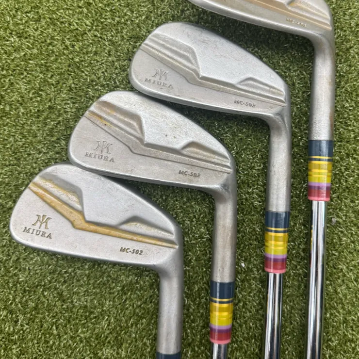 Beautiful Miura Raw MC 502 Iron Set 7-PW w/ Dynamic Gold Tour
