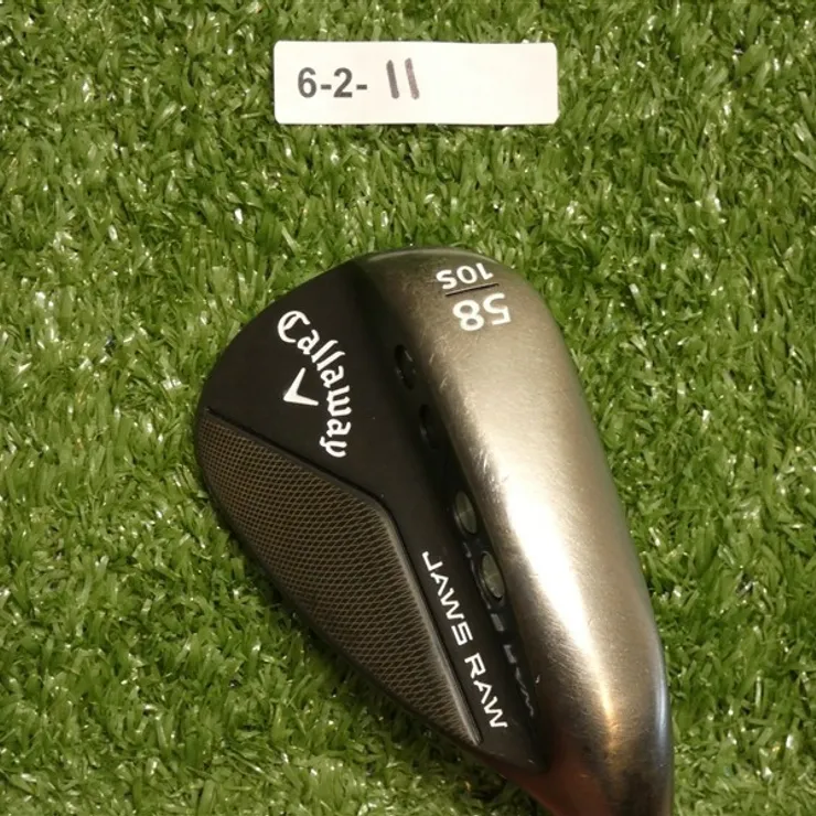 Callaway Jaws Raw Black Plasma 58* 10* Lob Wedge S Grind DG Steel