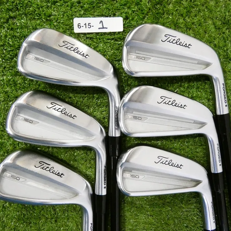 Titleist 2023 T150 Forged Irons 5-P MMT 75 Stiff Graphite Mid