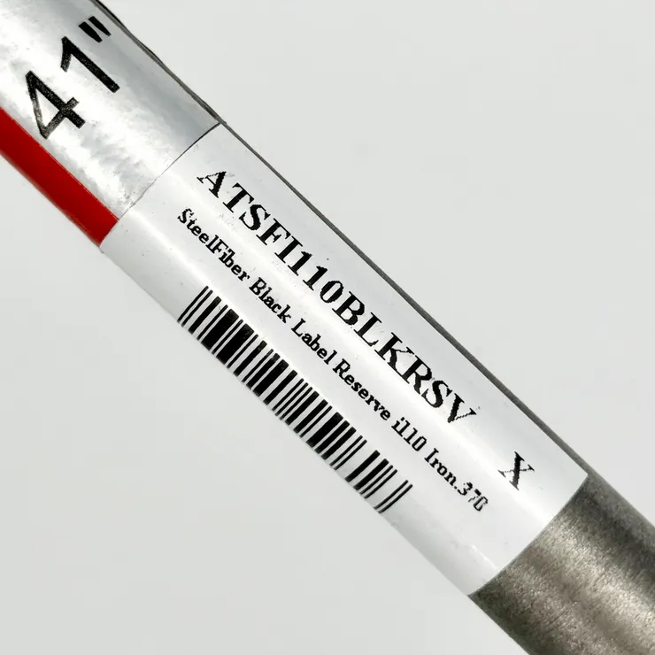 Aerotech SteelFiber Black Label i110 .370 Extra-Stiff Iron Shaft