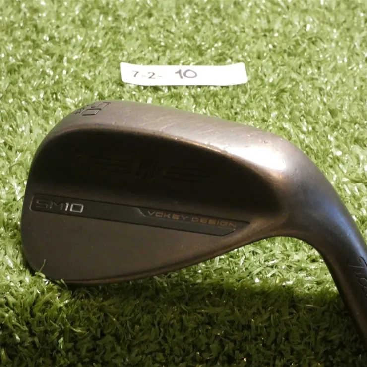 Titleist Vokey SM10 Jet Black 50* 08* Gap Wedge F Grind NS Pro 125