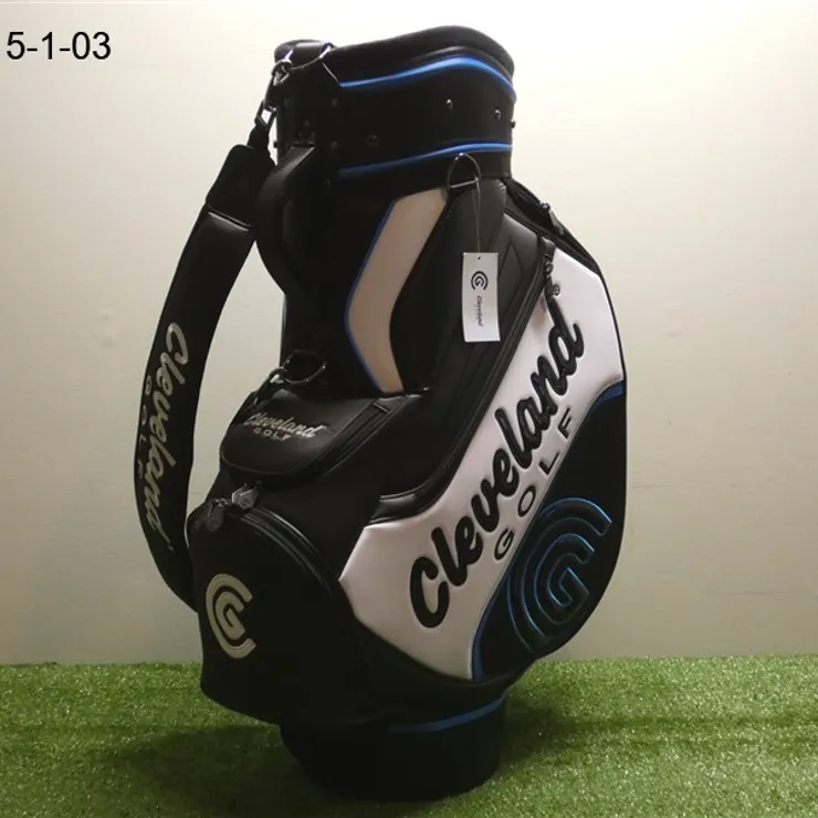 Cleveland Golf CG 6-Way Staff Bag Black/White/Blue New