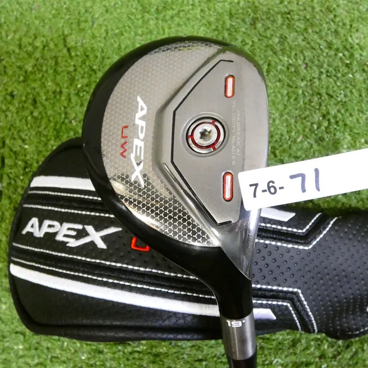 【kuriちゃん】Callaway APEX UW 19° Callaway Apex UW Utility Wood 19* Hybrid HZRDUS RDX 80g 6.5 X
