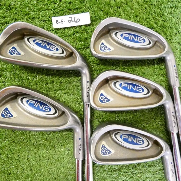 Ping G5 Irons 5-9 (No W Wedge) Regular Steel Mid Blue Dot .75* Upright