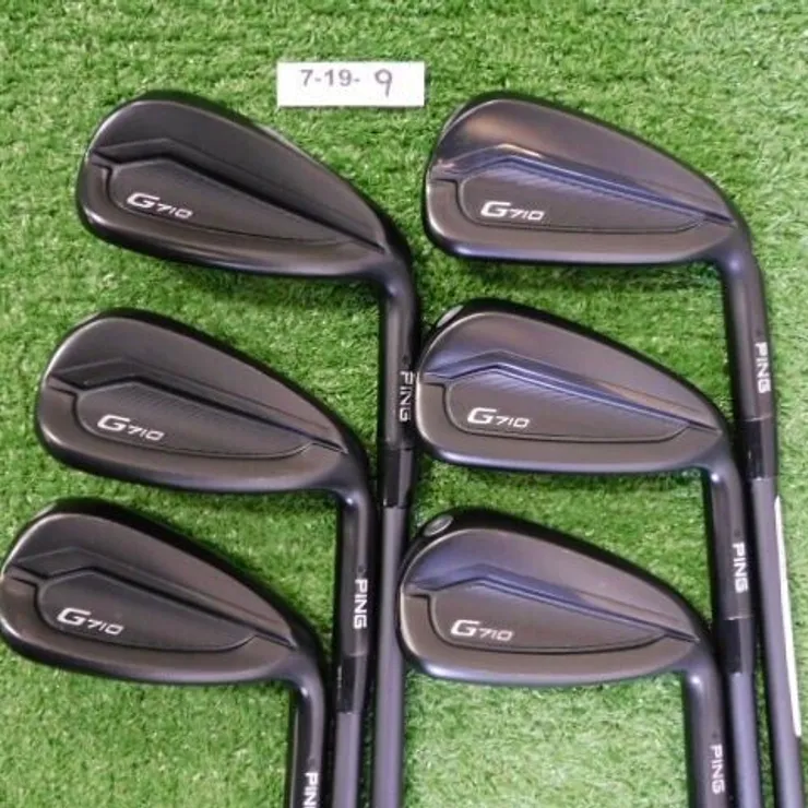 PING G710 Irons 6-W & U Alta CB Regular Graphite Black Dot MINT
