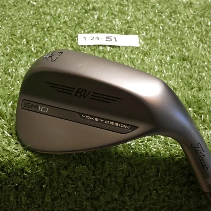 Titleist Vokey SM10 Nickel 52* 08* Gap Wedge F Grind Dynamic Gold