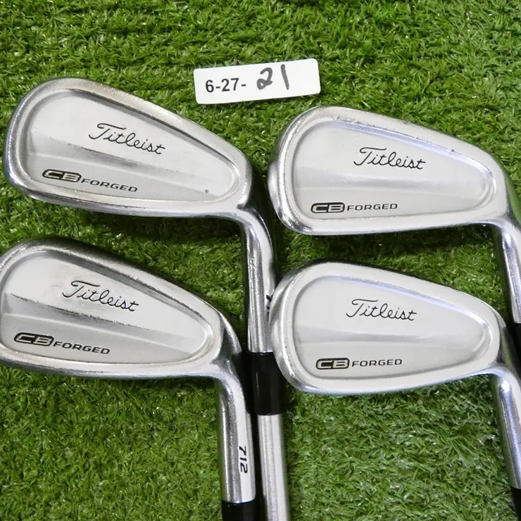 Titleist 712 CB Forged Irons 7-P KBS C-Taper Lite Stiff Steel +.75