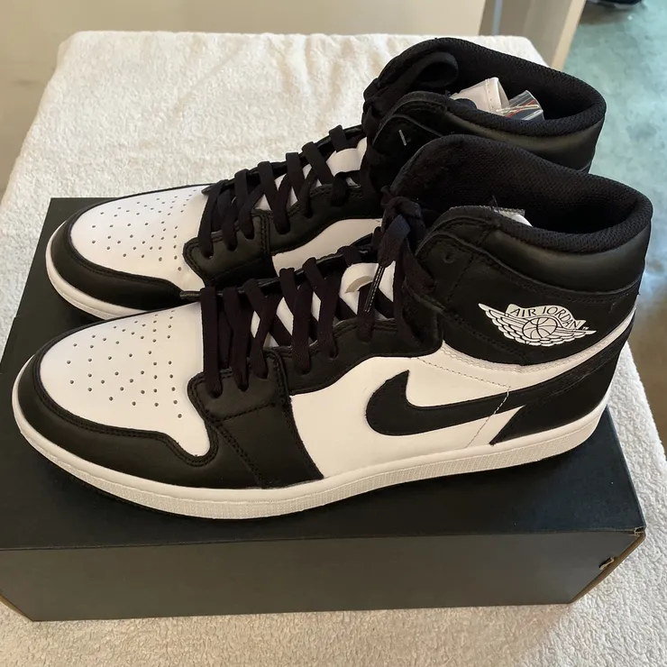 New Nike Air Jordan 1 High G Golf Shoes Men's Size 12.5 Black