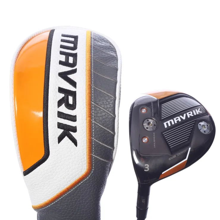 Callaway MAVRIK SUB ZERO 3W 15° LEFTY Callaway Mavrik Sub Zero 15* 3-Wood Project X Evenflow