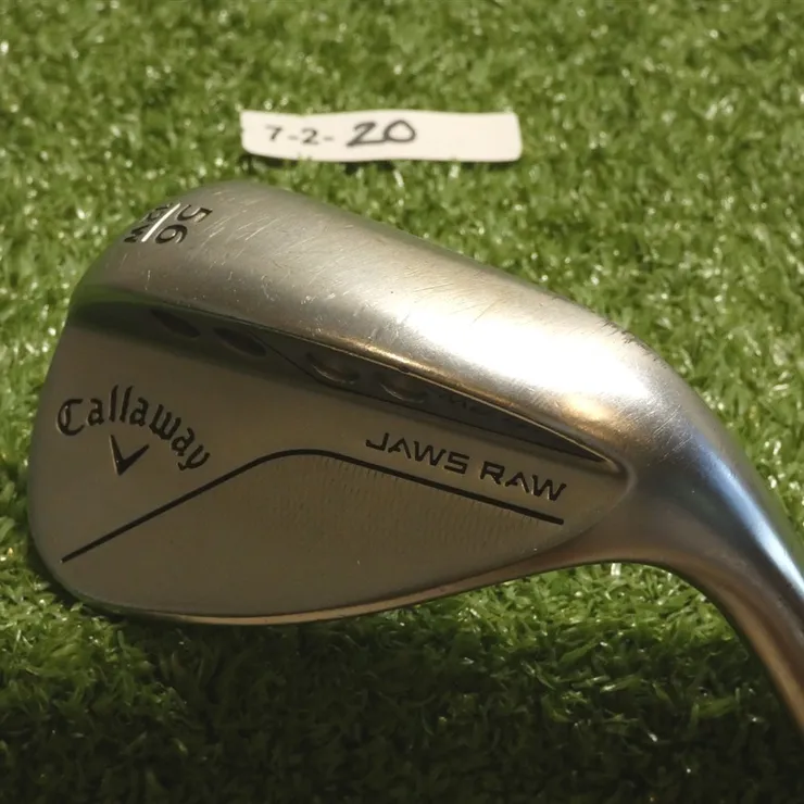 Callaway Jaws Raw Chrome 56* 12* Sand Wedge W Grind Catalyst Graphite